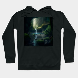 Silver Ribbon of Water Hoodie